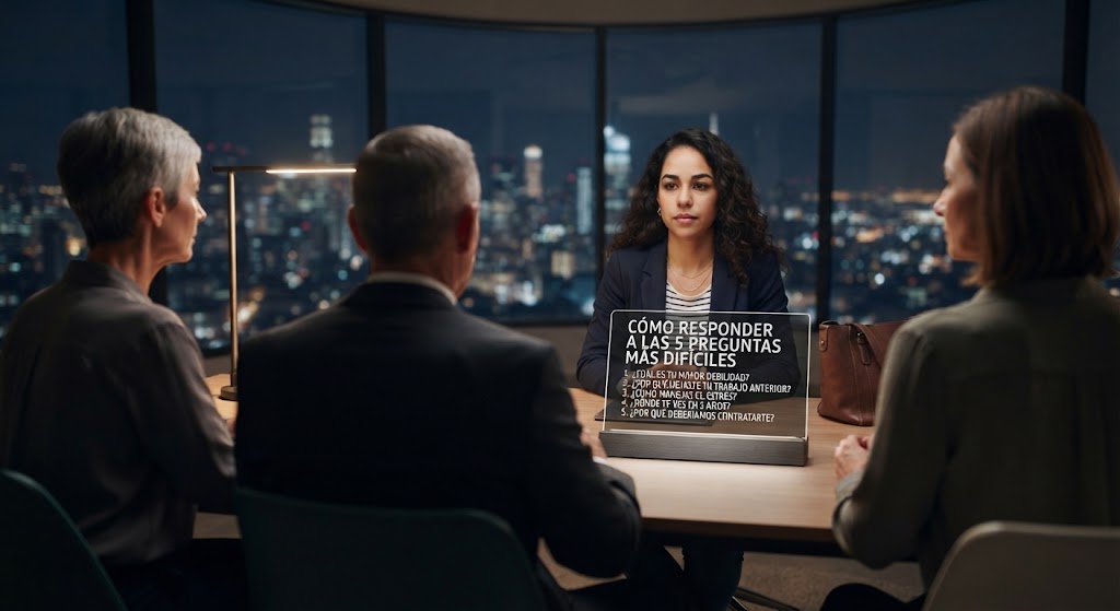 Cómo responder preguntas difíciles en una entrevista de trabajo